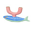 Candleholder Ceramic Fish