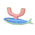 Talking Tables Candleholder Ceramic Fish