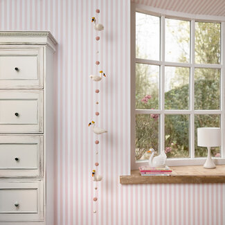 Sjaal met Verhaal Felt Garland Zwanenmeer