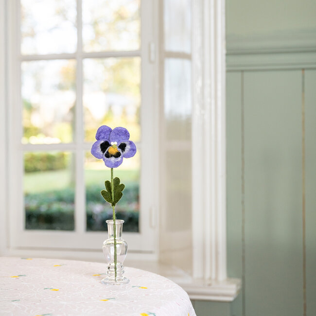 Filzblume Viooltje assorti