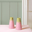 Filz-Vase Small Roze/Groen