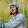 Sjaal met Verhaal Beanie Granny Square Colourful turquoise/roze