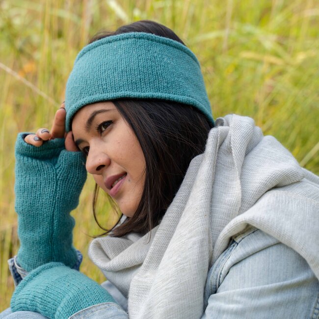 Headband Cosy unisex turquoise