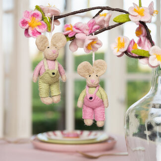 Sjaal met Verhaal Felt Hanger Funny Bunny Tuinbroek assorti