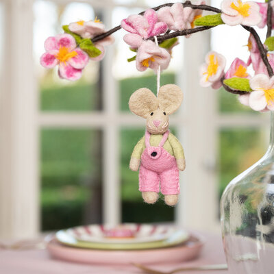 Sjaal met Verhaal Felt Hanger Funny Bunny Tuinbroek assorti