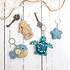 Sjaal met Verhaal Felt Key Ring Sealife assorti