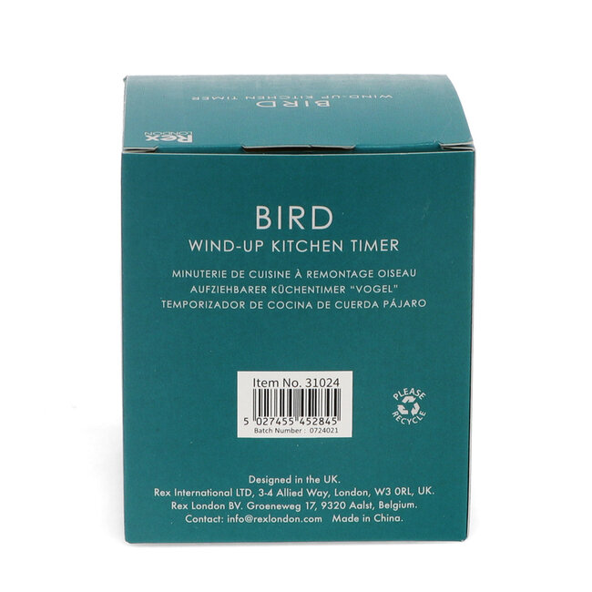 Wind-up kitchen timer Bird