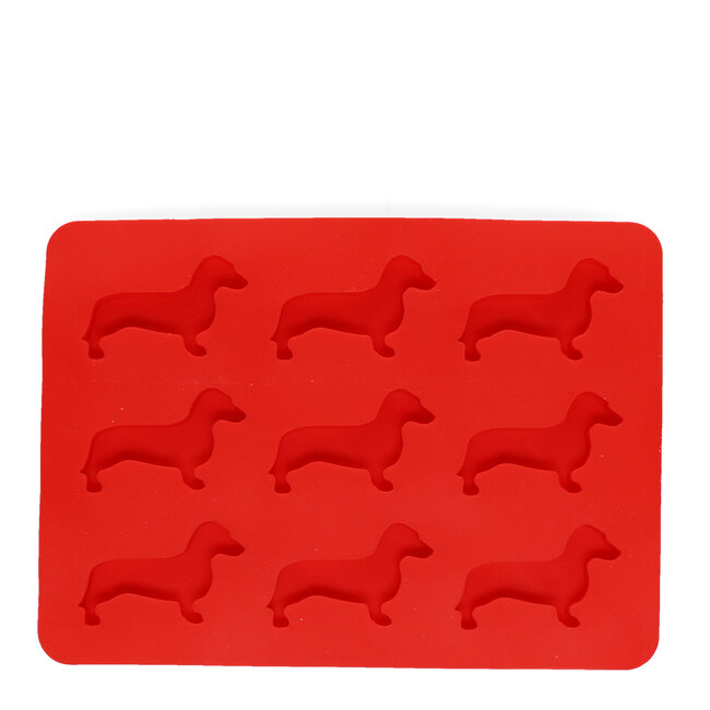 Silicone ice cube tray Sausage dog