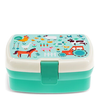 Rex London Lunchbox mit Fach Farmyard