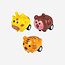 My Little Day Fun Pullback Wild Animal assorti
