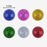 My Little Day Fun Bouncing Ball Glitter assorti