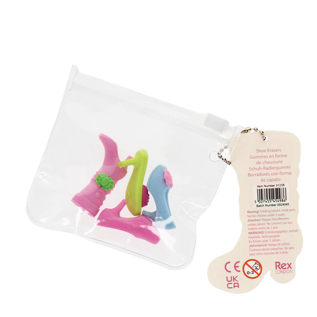 Radiergummis Shoes Set of 4