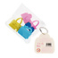 Erasers Handbags Set of 4