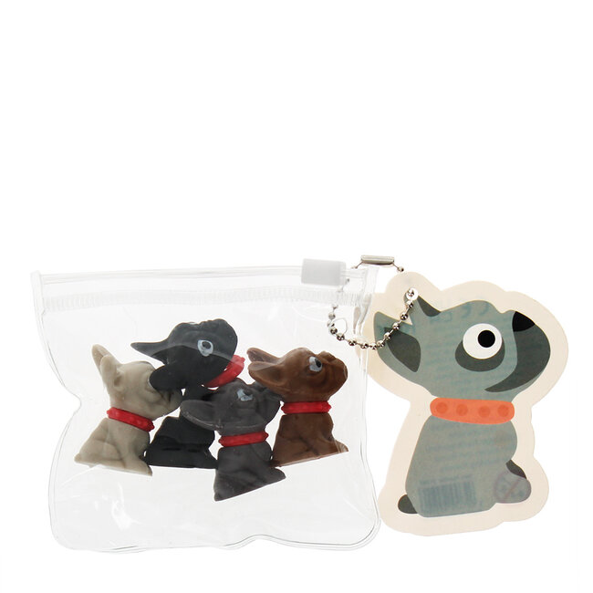 Radiergummis Dogs Set of 4