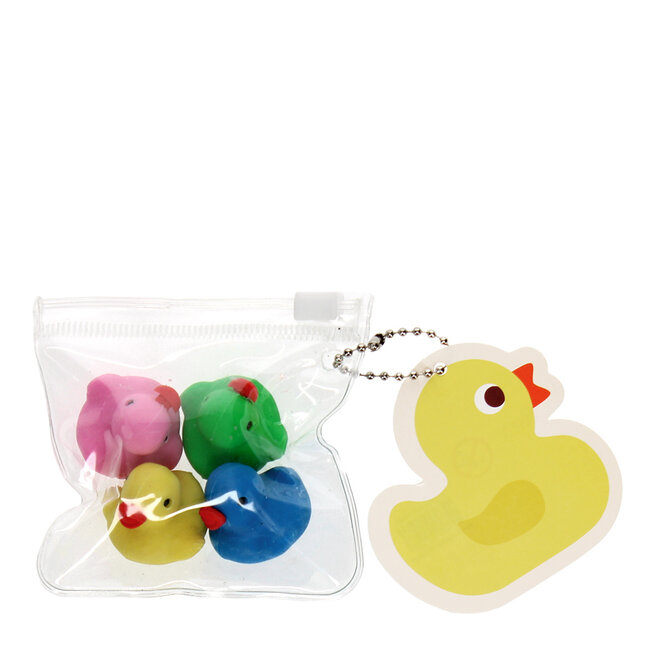 Erasers Ducks Set of 4