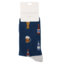 Mens Socks Bamboo Here's To Beer navy
