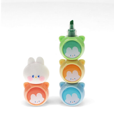 Rex London Stackable Highlighter Set Bunny