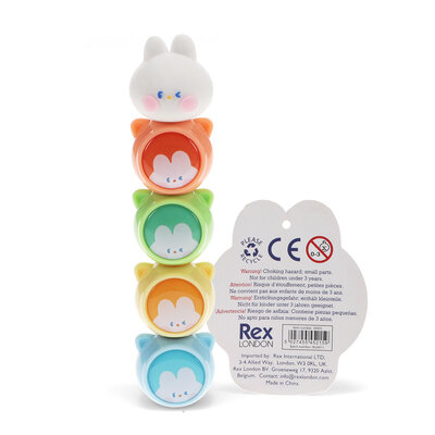 Rex London Stackable Highlighter Set Bunny