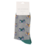 Mens Socks Bamboo Motorbikes silver