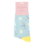 Socks Bamboo Dragonflies & Daisies blue