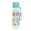 Rex London Drinks Bottle with Push Button Lid Wild Flowers