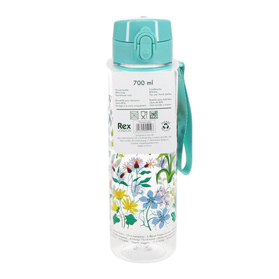 Rex London Drinks Bottle with Push Button Lid Wild Flowers