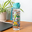 Drinks Bottle with Push Button Lid Wild Flowers