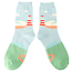 Miss Sparrow Socken Bamboo Seascape green