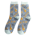 Miss Sparrow Socken Bamboo Brass Band denim