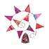 Sjaal met Verhaal Sari-Bunting large pink