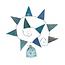 Sari-Bunting large turquoise