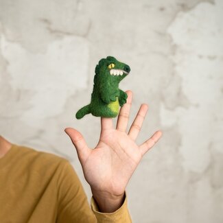 Sjaal met Verhaal Fingerpuppen Krokodil
