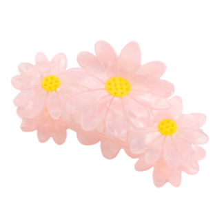 Red Cuckoo Haarklammer Flowers Daisy pink