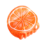 Red Cuckoo Haarklammer Orange