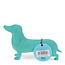 Eraser Giant Sausage Dog blue