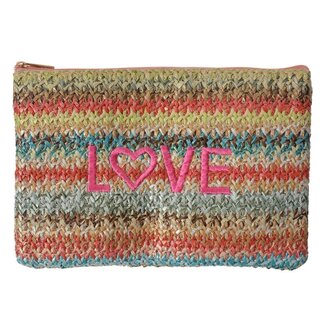 Clayre & Eef Make-up Tasche Love Boho
