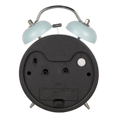 Clayre & Eef Alarm Clock Retro light blue