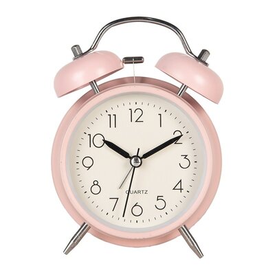 Clayre & Eef Alarm Clock Retro pink