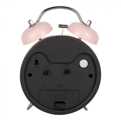 Clayre & Eef Alarm Clock Retro pink