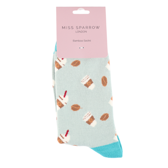 Socken Bamboo Takeaway Coffee duck egg