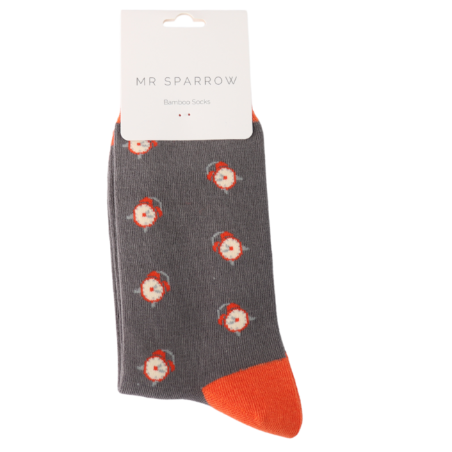 Männer-Socken Bamboo Clocks dark grey