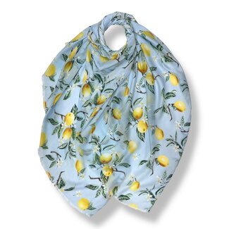 M&K Collection Scarve Lemon blue