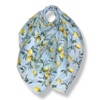 M&K Collection Scarve Lemon blue