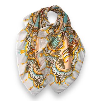 M&K Collection Scarve Lace Print beige
