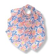 M&K Collection Scarve Retro Daisy pink/blue