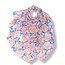 Scarve Retro Daisy pink/blue