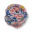 Schal Retro Daisy pink/blue