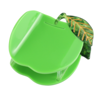 Red Cuckoo Haarklammer Apple green