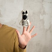 Sjaal met Verhaal Finger Dolls Zebra