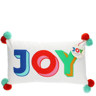 Rex London Besticktes Kissen mit Pom Poms Joy